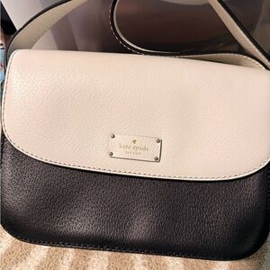 Kate Spade Adelaide Grove Street Black and White Women's Bag